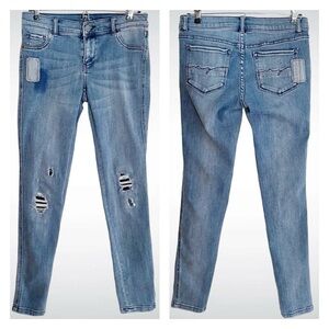 New York & Co SoHo Distressed Legging Jeans, Size 2